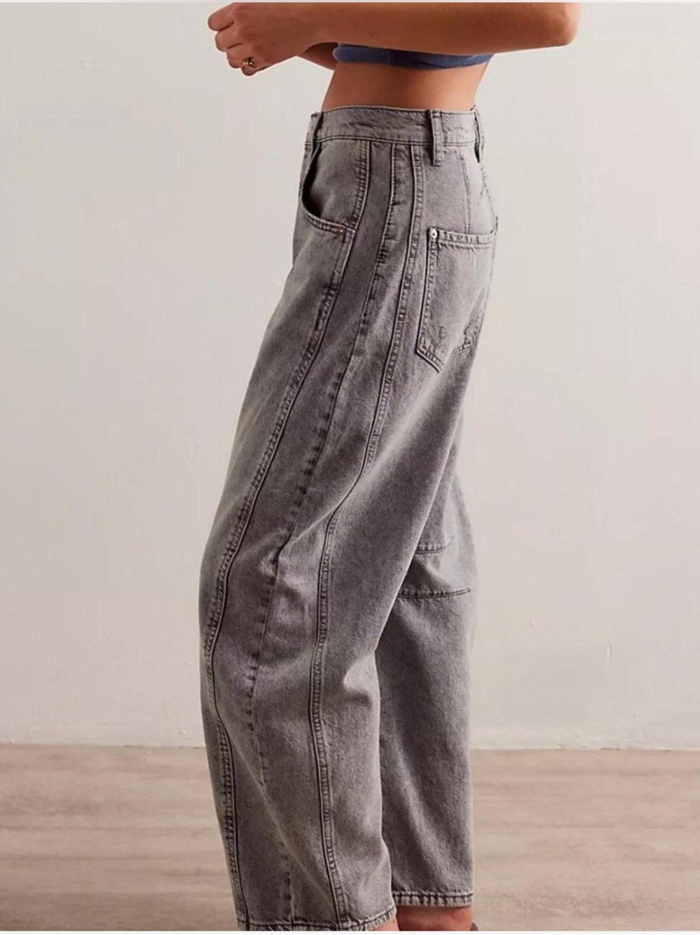 Free People good luck barrel jeans - Picture 8 of 8